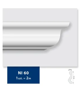 Dekoratívna lišta na stenu 2m