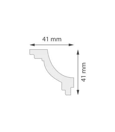 Dekoratívna lišta na stenu 2m