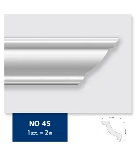 Dekoratívna lišta na stenu 2m