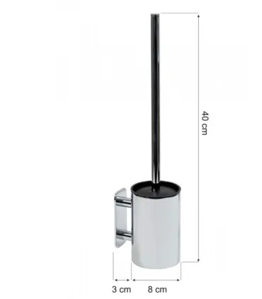 Samolepiaci držiak na toaletný papier, nerezová oceľ - leštená