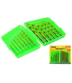 Bohrer-Set für Metall MASTERTOOL 13-teilig HSS 1,5 - 6,5 mm Kunststoffkoffer TiN 11-1305