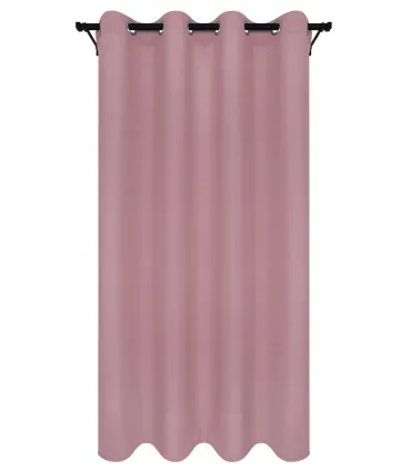 Záves s krúžkami 140cmx250 cm farba Fľaškovo zelená