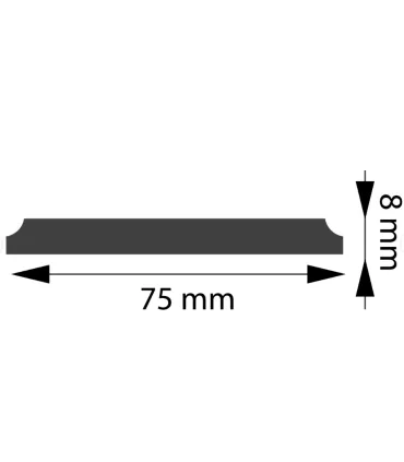 Dekoratívna lišta na stenu 2m