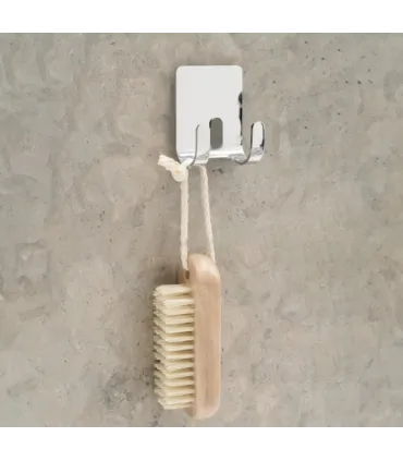 Jednoduchý samolepiaci vešiak z leštenej nehrdzavejúcej ocele