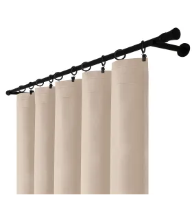 Záves na riasiacej páske 140cmx250 cm farba Olivovo Sivá