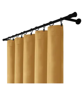 Záves na riasiacej páske 140cmx250 cm farba Olivovo Sivá