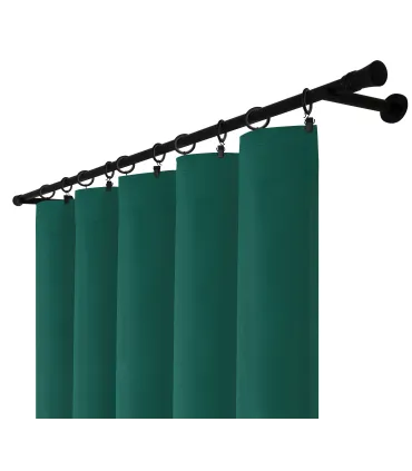 Záves na riasiacej páske 140cmx250 cm farba Olivovo Sivá