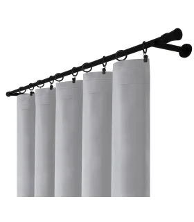 Záves na riasiacej páske 140cmx250 cm farba Olivovo Sivá