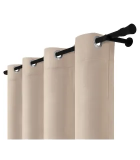 Záves na riasiacej páske 140cmx250 cm farba Olivovo Sivá