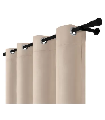 Záves na riasiacej páske 140cmx250 cm farba Olivovo Sivá