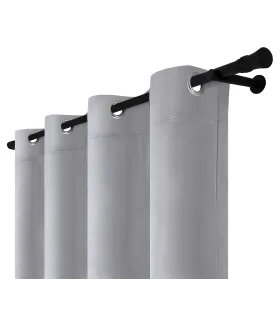 Záves na riasiacej páske 140cmx250 cm farba Olivovo Sivá