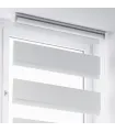 Freihängendes Rollo (Tag/Nacht-Rollo) für Wand und Decke, Weiß