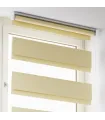 Freihängendes Rollo (Tag/Nacht-Rollo) für Wand und Decke, Ecru