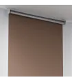 Freihängendes Thermo-Rollo BLACKOUT (wärmedämmend) für Wand, Decke, Braun