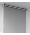 Freihängendes Thermo-Rollo BLACKOUT (wärmedämmend) für Wand, Decke, Hellgrau