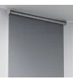 Freihängendes Thermo-Rollo BLACKOUT (wärmedämmend) für Wand, Decke, Dunkelgrau