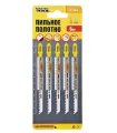 HCS MASTERTOOL T301CD Sägeblätter für Stichsäge Holz/Kunststoff saubere geradlinige Schnitte 8TPI/116 mm 5 Stück 14-2804