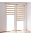 Doppelrollo (Tag/Nacht-Rollo) für französische Fenster Losos