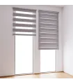 Doppelrollo (Tag/Nacht-Rollo) für französische Fenster, Stahl