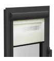 Doppelrollo (Tag/Nacht-Rollo) in Aluminiumkassette (Antracit) Elite Serie Marmor