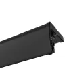 Vorhangschiene schwarz Aluminium Deckenleiste einläufig Smart Black Plus