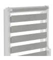 Doppelrollo (Tag/Nacht-Rollo) Delux Plus Serie Graphite Wood DN21