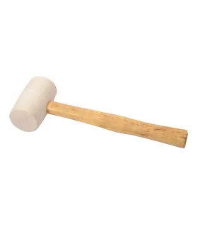 Gummikopfhammer MASTERTOOL 55 mm 340 g Holzstiel weiß 02-0311