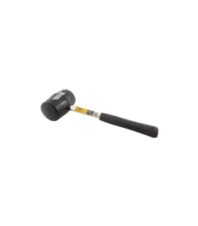 Gummihammer MASTERTOOL 60 mm 450 g Metallgriff schwarz 02-1302