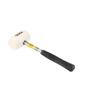 Kladivo gumené MASTERTOOL 60 mm 450 g kovová rukoväť biela 02-1312