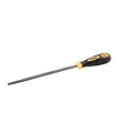 Metallfeile MASTERTOOL 200 mm, rund, Zweikomponenten-Griff 06-0203