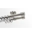 Polierter Edelstahl - 3 Fräser
