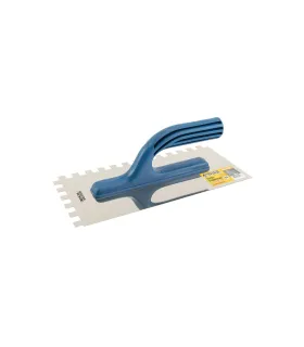 Hladidlo nerezové MASTERTOOL 125*270 mm zub 10x10 mm plastová rukoväť 08-2127