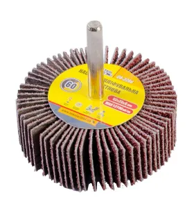 MASTERTOOL Schleiflamellenrolle 60*20 mm P60 mit 6 mm Schaft 08-2266