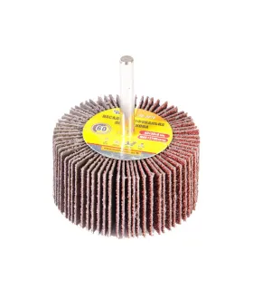 MASTERTOOL Schleiflamellenrolle 60*30 mm P60 mit 6 mm Schaft 08-2276