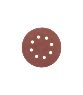 Trockenschleifscheibe mit Klettverschluss MASTERTOOL 125 mm P60 8-Loch 5 Stück 08-2506-H