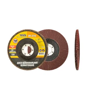 Kotúč brúsny lamelový MASTERTOOL Т29 P150 125*22 mm 08-3215