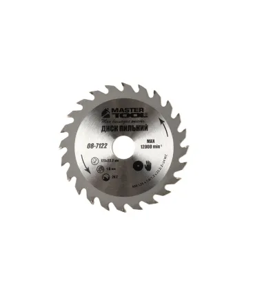 Sägeblatt für Holz mit Wolframkarbid-Zähnen 125*22,2*24T 08-7122