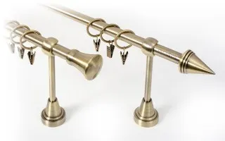 Gardinenstangen einfach Ø16 mm antik