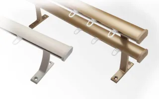 Aluminium-Gardinenstangen LUX