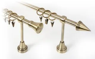 Gardinenstangen einfach Ø19 mm antik