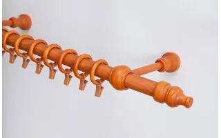 Holz-einläufige Gardinenstangen