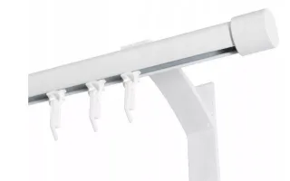 Gardinenstangen einfach weiß