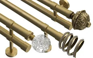 Metall-Gardinenstangen Ø28mm