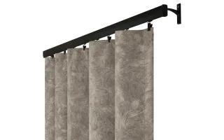 Fertige Vorhänge mit Kräuselband farbig