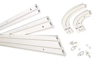 Decken-PVC-Gardinenstangen